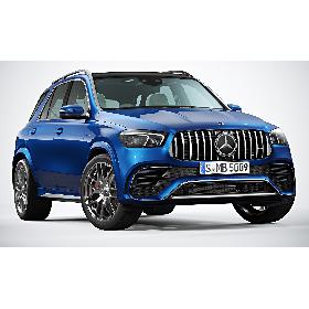 3D 2021 Mercedes Benz GLE63 S AMG model